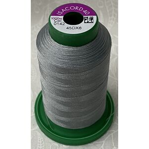 ISACORD 40 #0142 STERLING SILVER GREY 1000m Machine Embroidery Sewing Thread