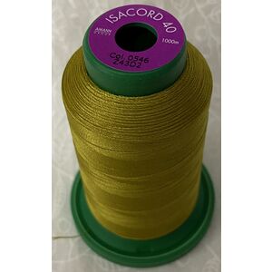 ISACORD 40 #0546 GINGER 1000m Machine Embroidery Sewing Thread