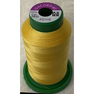ISACORD 40 #0630 BUTTERCUP 1000m Machine Embroidery Sewing Thread