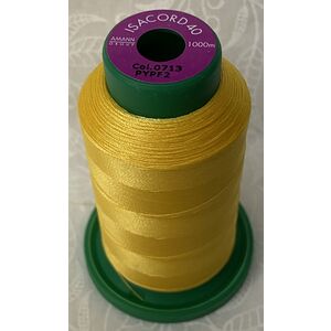ISACORD 40 #0713 LEMON 1000m Machine Embroidery Sewing Thread