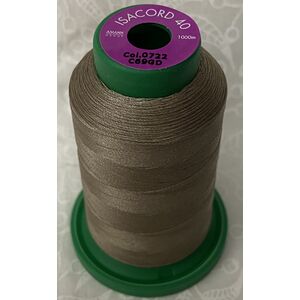 ISACORD 40 #0722 KHAKI 1000m Machine Embroidery Sewing Thread