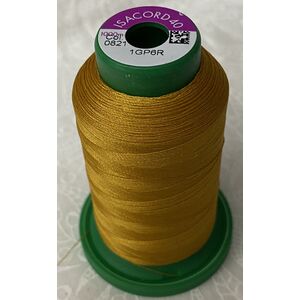 ISACORD 40 #0821 HONEY GOLD 1000m Machine Embroidery Sewing Thread