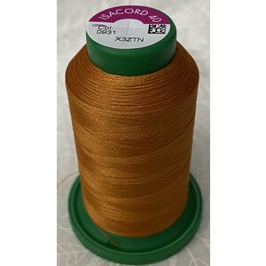 ISACORD 40 #0931 HONEY 1000m Machine Embroidery Sewing Thread