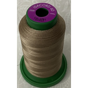 ISACORD 40 #1061 TAUPE 1000m Machine Embroidery Sewing Thread