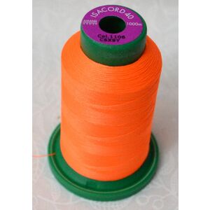 ISACORD 40 #1106 ORANGE 1000m Machine Embroidery Sewing Thread