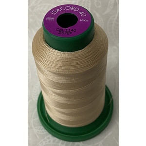ISACORD 40 #1140 MERINGUE 1000m Machine Embroidery Sewing Thread