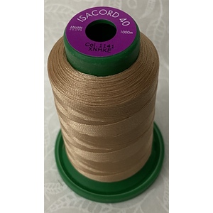 ISACORD 40 #1141 TAN 1000m Machine Embroidery Sewing Thread