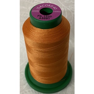 ISACORD 40 #1220 APRICOT 1000m Machine Embroidery Sewing Thread