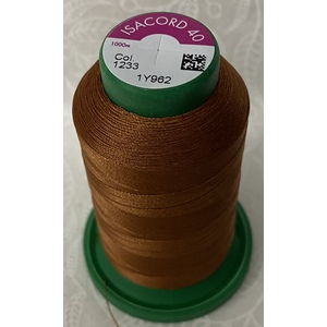 ISACORD 40 #1233 PONY 1000m Machine Embroidery Sewing Thread
