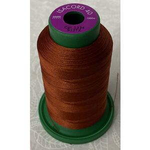 ISACORD 40 #1334 SPICE 1000m Machine Embroidery Sewing Thread