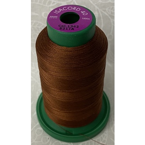 ISACORD 40 #1342 RUST 1000m Machine Embroidery Sewing Thread