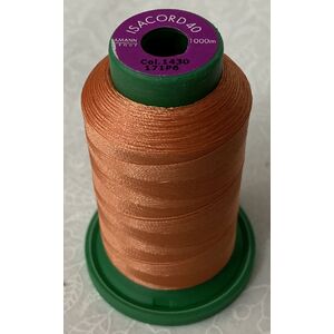 ISACORD 40 #1430 MELON 1000m Machine Embroidery Sewing Thread