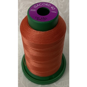 ISACORD 40 #1521 FLAMINGO 1000m Machine Embroidery Sewing Thread