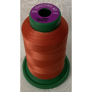 ISACORD 40 #1600 SPANISH TILE 1000m Machine Embroidery Sewing Thread