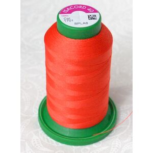ISACORD 40 #1701 RED BERRY 1000m Machine Embroidery Sewing Thread