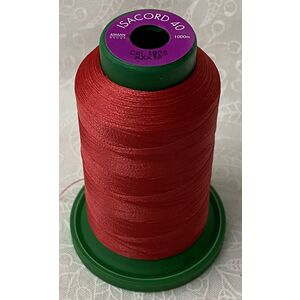 ISACORD 40 #1805 STRAWBERRY RED 1000m Machine Embroidery Sewing Thread