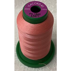 ISACORD 40 #1840 CORSAGE 1000m Machine Embroidery Sewing Thread