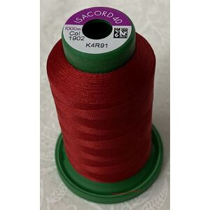 ISACORD 40 #1902 POINSETTIA 1000m Machine Embroidery Sewing Thread
