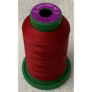 ISACORD 40 #1903 LIPSTICK RED 1000m Machine Embroidery Sewing Thread