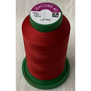 ISACORD 40 #1904 CARDINAL RED 1000m Machine Embroidery Sewing Thread