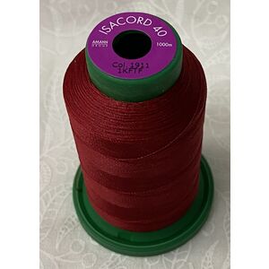 ISACORD 40 #1911 FOLIAGE ROSE 1000m Machine Embroidery Sewing Thread