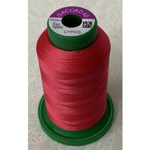 ISACORD 40 #1950 TROPICAL PINK 1000m Machine Embroidery Sewing Thread