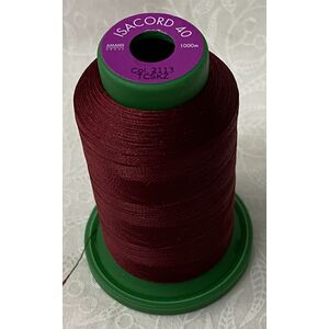 ISACORD 40 #2113 CRANBERRY 1000m Machine Embroidery Sewing Thread