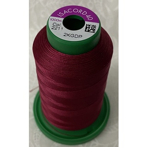 ISACORD 40 #2211 POMEGRANATE 1000m Machine Embroidery Sewing Thread