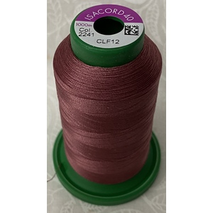 ISACORD 40 #2241 MAUVE 1000m Machine Embroidery Sewing Thread