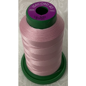 ISACORD 40 #2250 PETAL PINK 1000m Machine Embroidery Sewing Thread