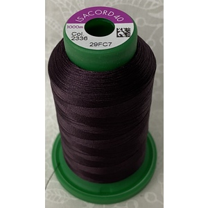 ISACORD 40 #2336 MAROON 1000m Machine Embroidery Sewing Thread