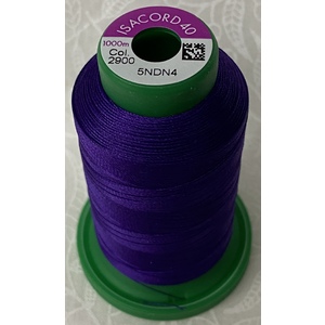 ISACORD 40 #2900 DEEP PURPLE 1000m Machine Embroidery Sewing Thread