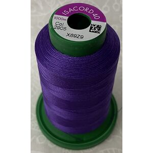 ISACORD 40 #2905 IRIS BLUE 1000m Machine Embroidery Sewing Thread