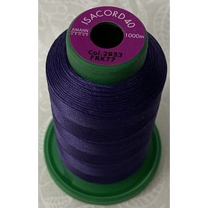 ISACORD 40 #2953 CONCORD FOG 1000m Machine Embroidery Sewing Thread