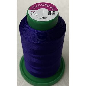 ISACORD 40 #3110 DARK INK 1000m Machine Embroidery Sewing Thread
