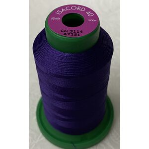 ISACORD 40 #3114 PURPLE TWIST 1000m Machine Embroidery Sewing Thread