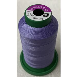ISACORD 40 #3130 DAWN OF VIOLET 1000m Machine Embroidery Sewing Thread