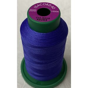 ISACORD 40 #3210 BLUEBERRY 1000m Machine Embroidery Sewing Thread