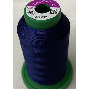 ISACORD 40 #3323 DELFT BLUE 1000m Machine Embroidery Sewing Thread