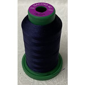 ISACORD 40 #3355 DARK INDIGO 1000m Machine Embroidery Sewing Thread