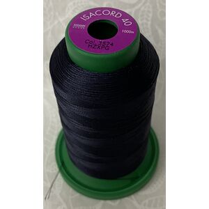 ISACORD 40 #3574 DARKEST BLUE 1000m Machine Embroidery Sewing Thread