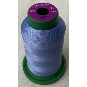 ISACORD 40 #3640 LAKE BLUE 1000m Machine Embroidery Sewing Thread