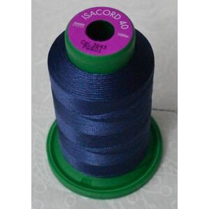 ISACORD 40 #3645 PRUSSIAN BLUE 1000m Machine Embroidery Sewing Thread