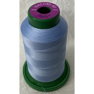 ISACORD 40 #3730 SOMETHING BLUE 1000m Machine Embroidery Sewing Thread