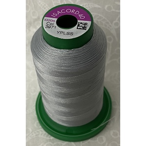 ISACORD 40 #3971 SILVER 1000m Machine Embroidery Sewing Thread