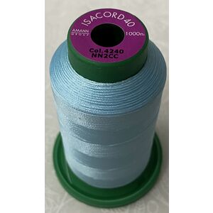 ISACORD 40 #4240 SPEARMINT 1000m Machine Embroidery Sewing Thread