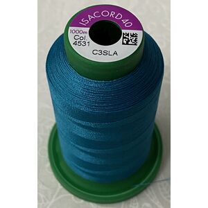 ISACORD 40 #4531 CARIBBEAN 1000m Machine Embroidery Sewing Thread