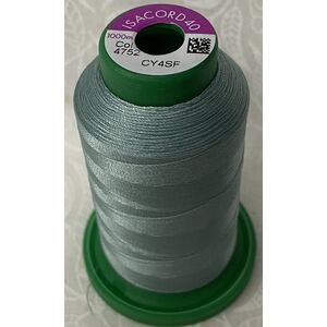 ISACORD 40 #4752 VINTAGE BLUE 1000m Machine Embroidery Sewing Thread