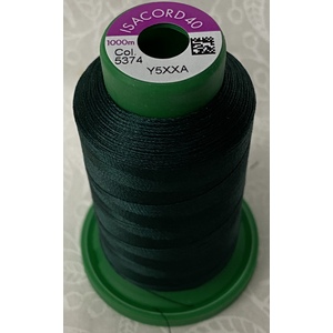 ISACORD 40 #5374 FOREST GREEN 1000m Machine Embroidery Sewing Thread