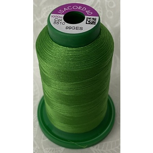 ISACORD 40 #5510 EMERALD GREEN 1000m Machine Embroidery Sewing Thread